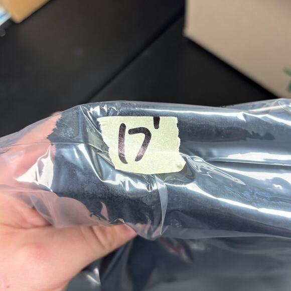 Marcelo Burlon Shorts Womens 2XS Black Pull On Terry Cloth Mid Rise Goth NWT - Picture 11 of 11